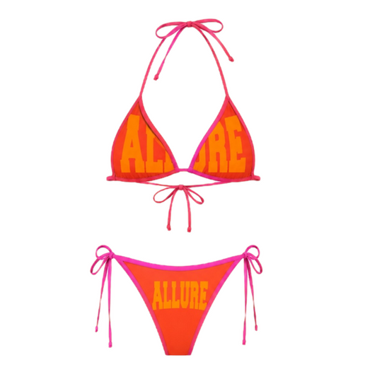 Allure Sunset Heat String Bikini Set