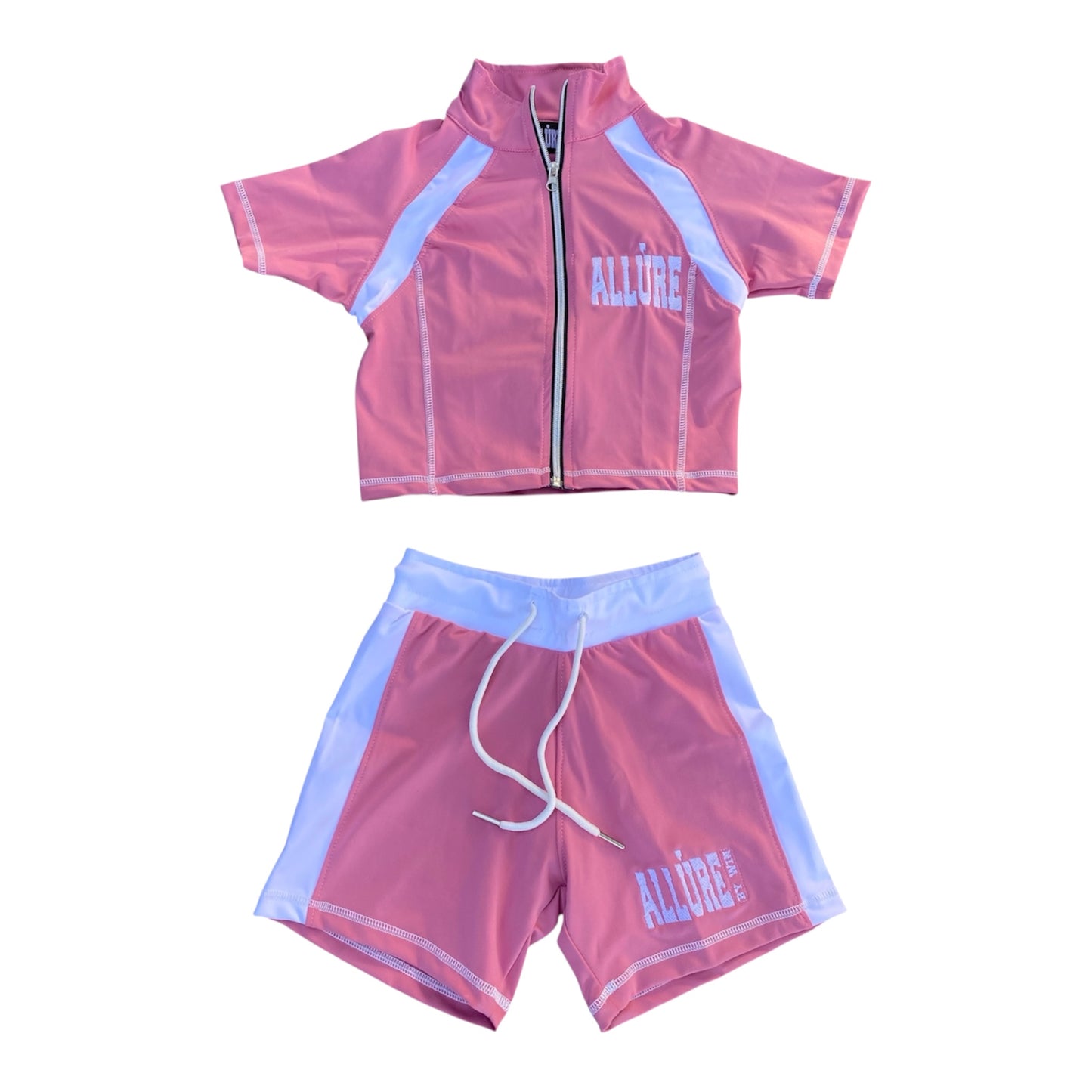 Allure Pink Rush Zip Set